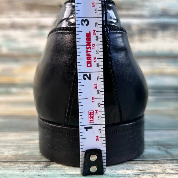 Salvatore Ferragamo Firenze Oxford Shoe Mens 9M Black Leather Cap Toe Dress Work main image 8